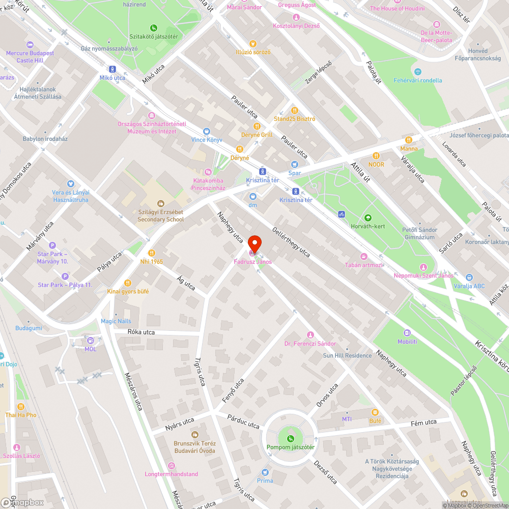 pad bejelentés helye