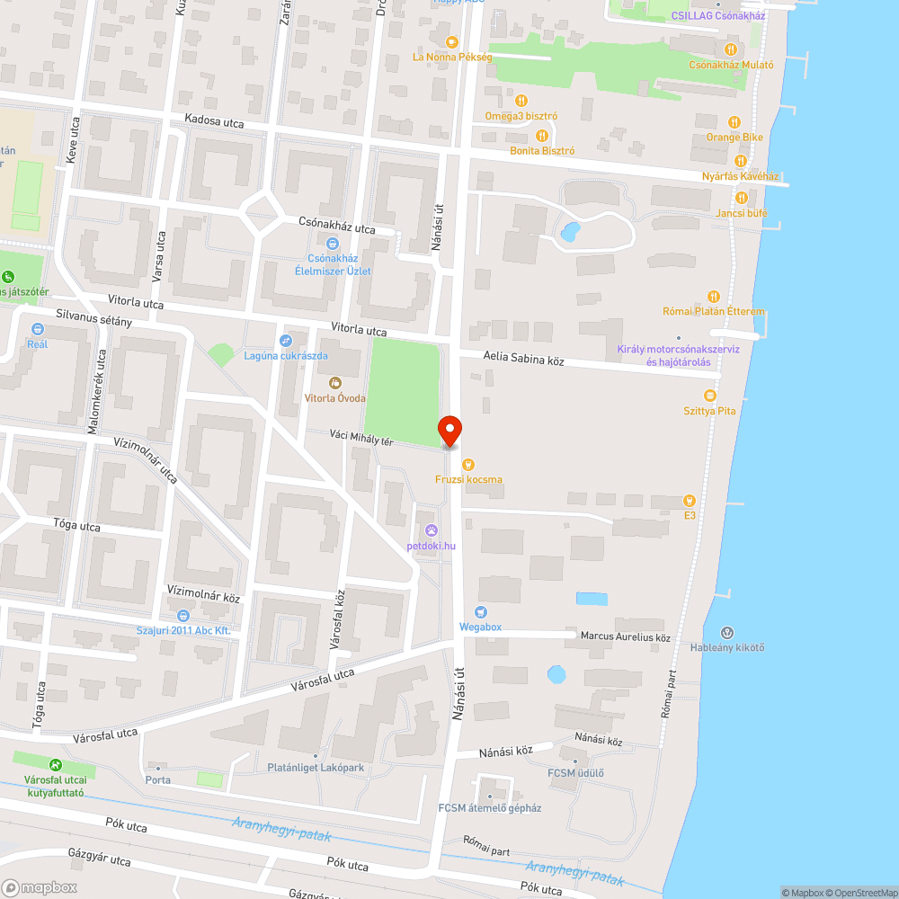 Fém keret bejelentés helye