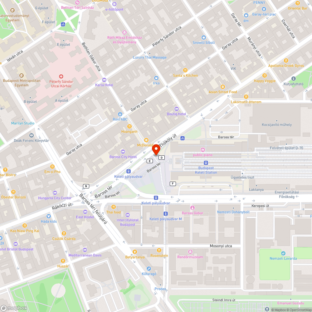 Tönkretett BKK tájékoztató tábla bejelentés helye