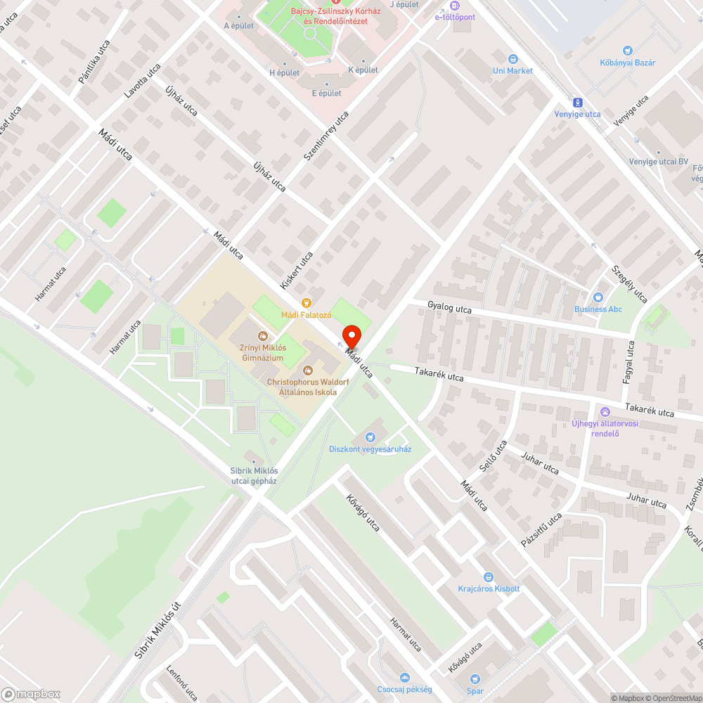 Letört faág bejelentés helye