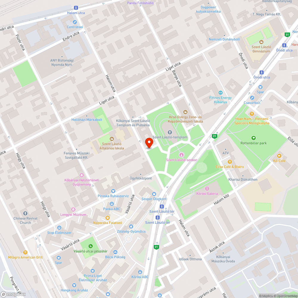 Cseréből kimaradt szemetes bejelentés helye