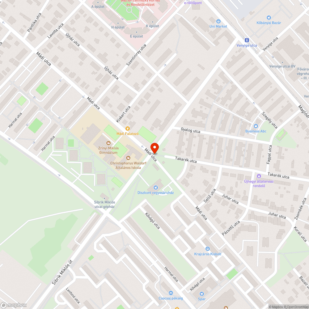 Olvashatatlanná váló utcanévtábla bejelentés helye