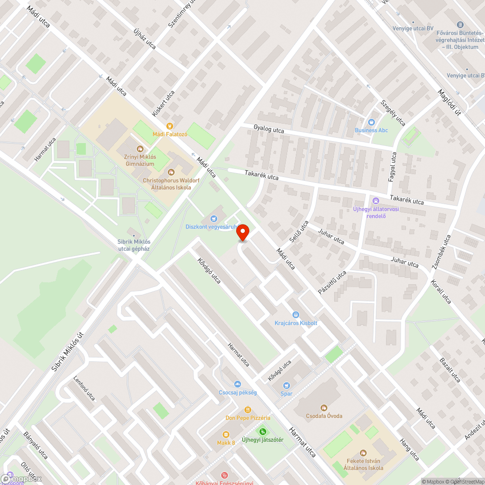 Szegélykövek félredobva bejelentés helye