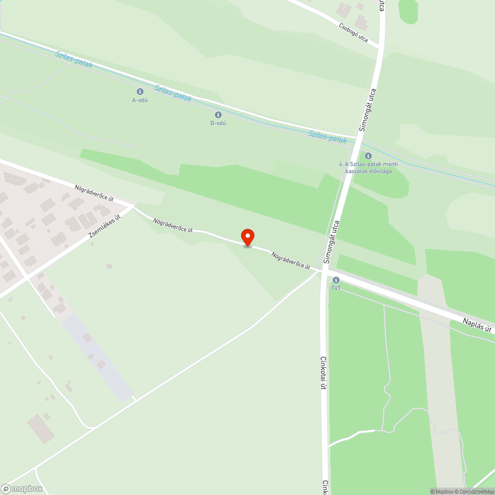 Szemét a Nógrádverőcei IT végén bejelentés helye