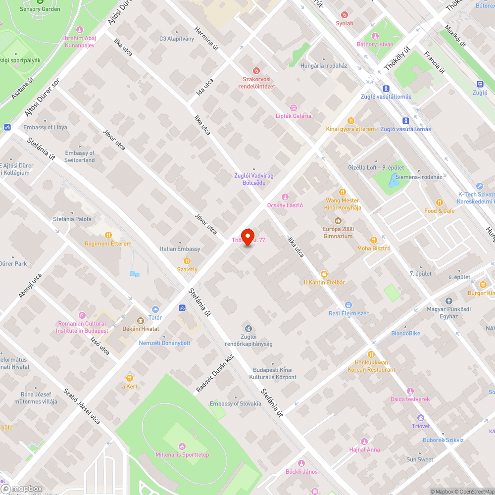 Kivágott de nem pótolt fa bejelentés helye