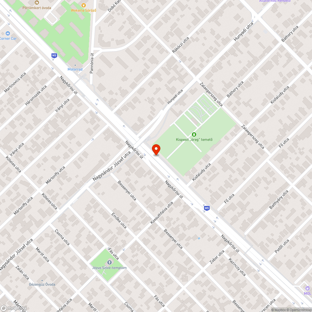 Járdára átlógó fák! bejelentés helye