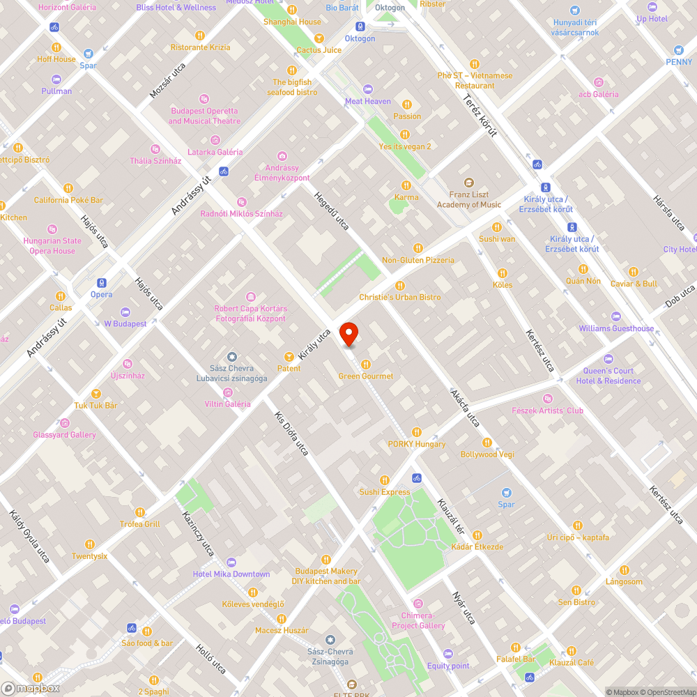 Beszakadt úttest bejelentés helye