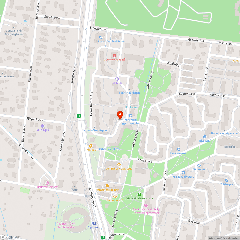 Felgyűrődött járdaszakasz bejelentés helye