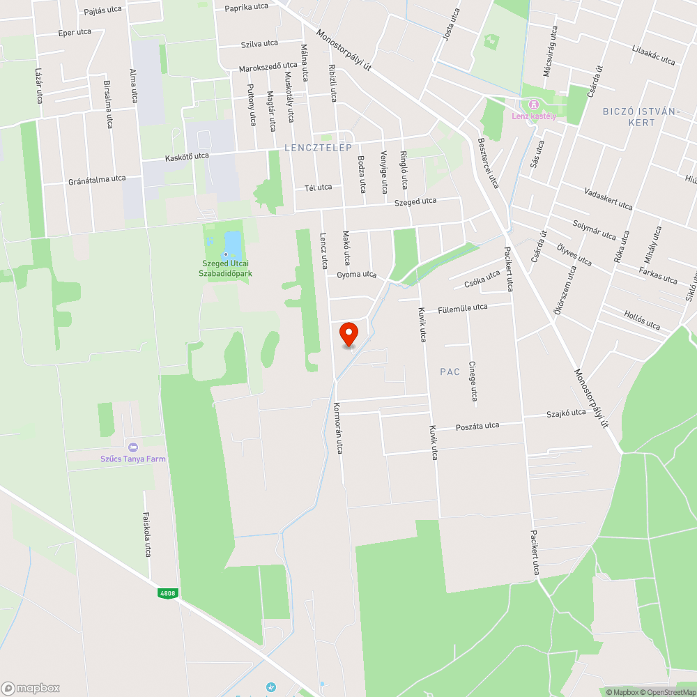 Esőzés utáni víz bejelentés helye