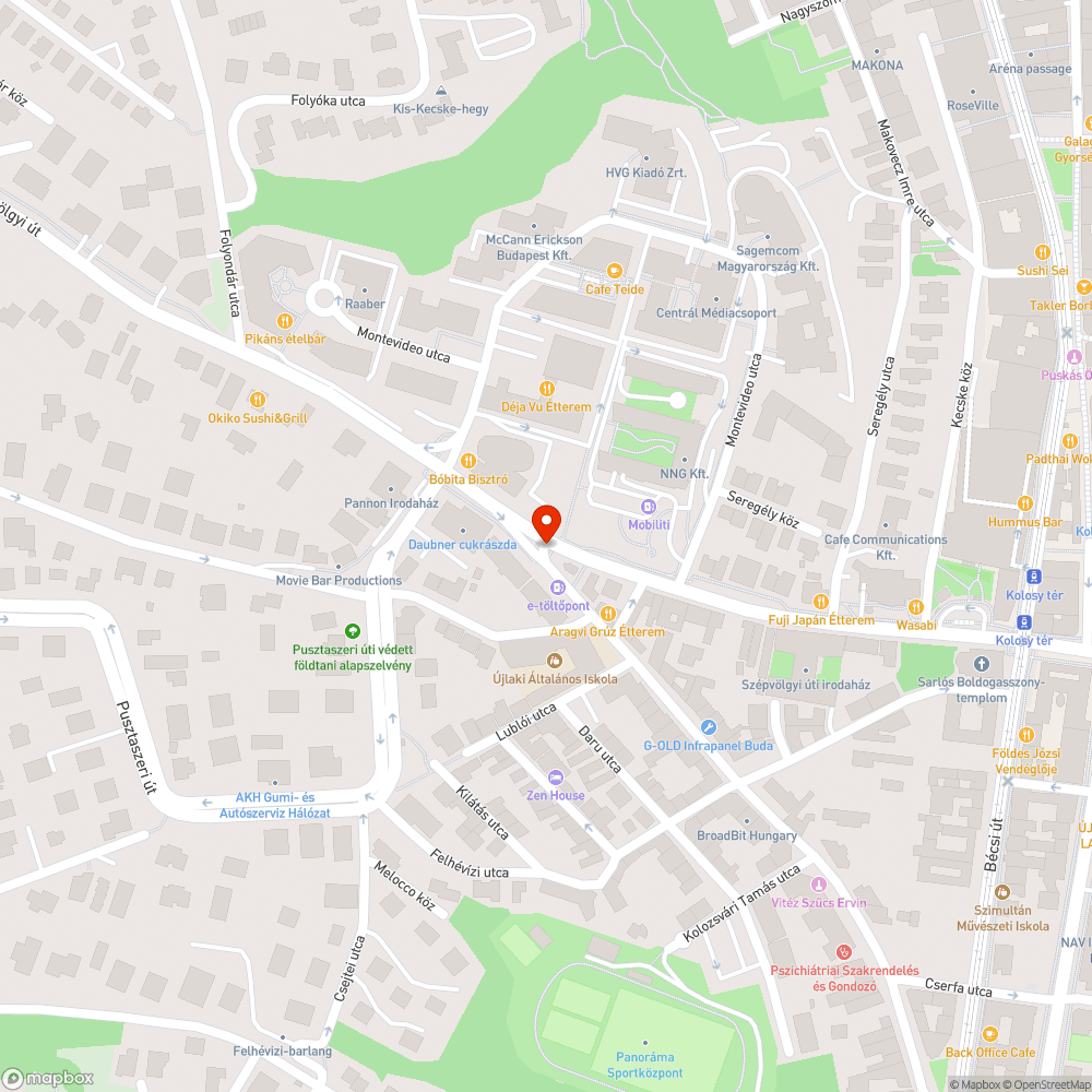 Elhajlott korlát a járda szigeten bejelentés helye