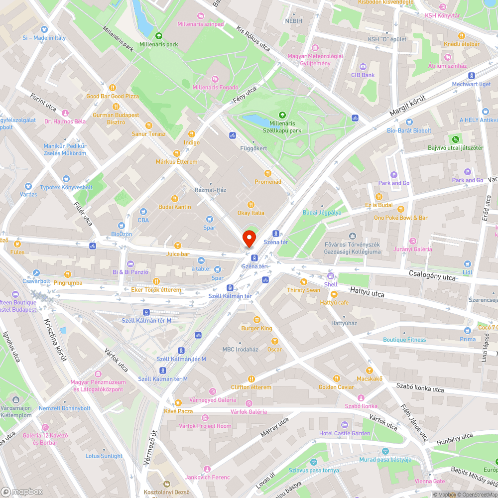 Bokatörő bejelentés helye