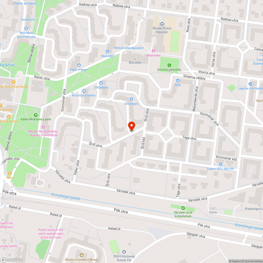 Zöldhulladék bejelentés helye