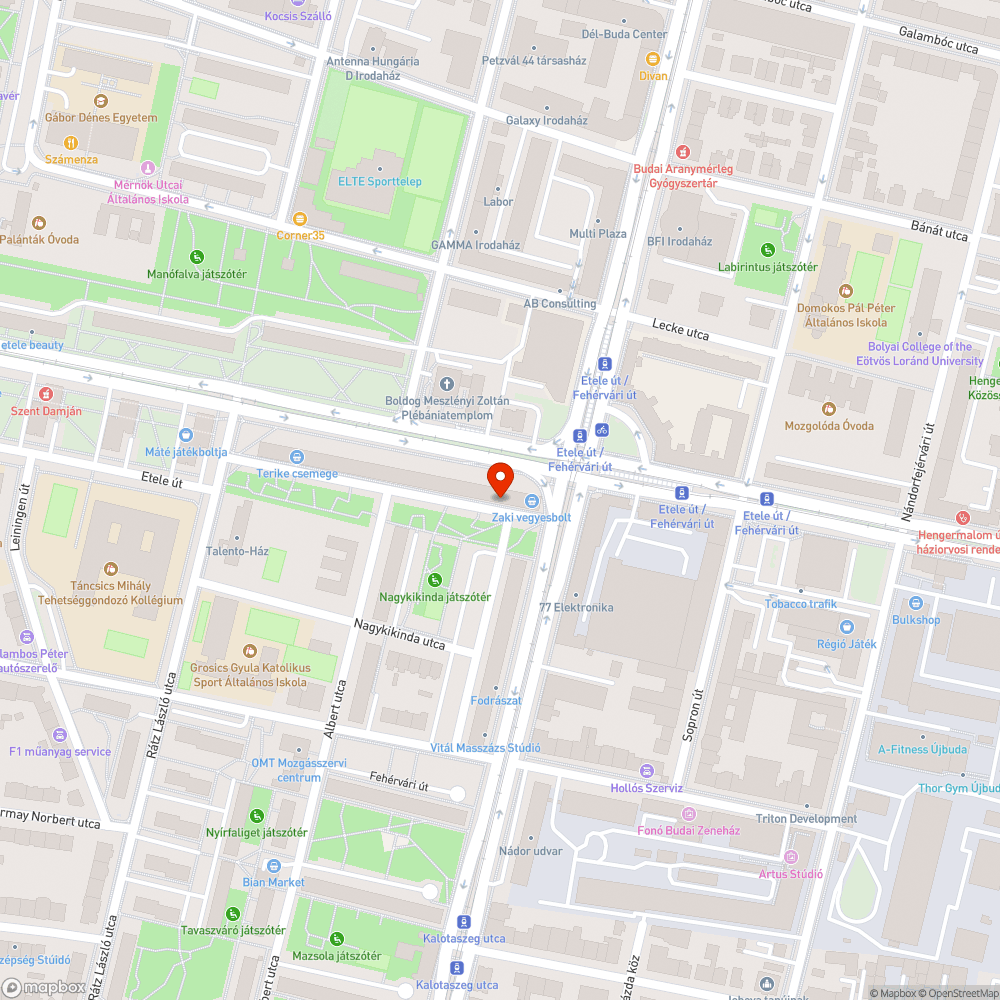 Nyitott akna a járdán bejelentés helye