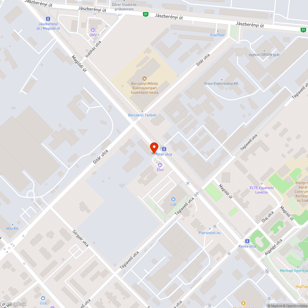 Megáll a víz bejelentés helye