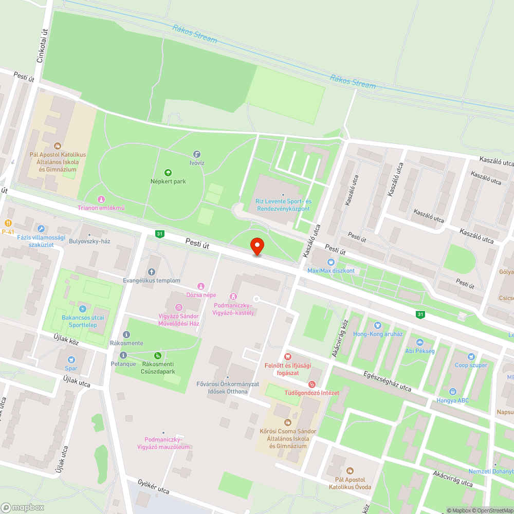 Járda töredezett bejelentés helye