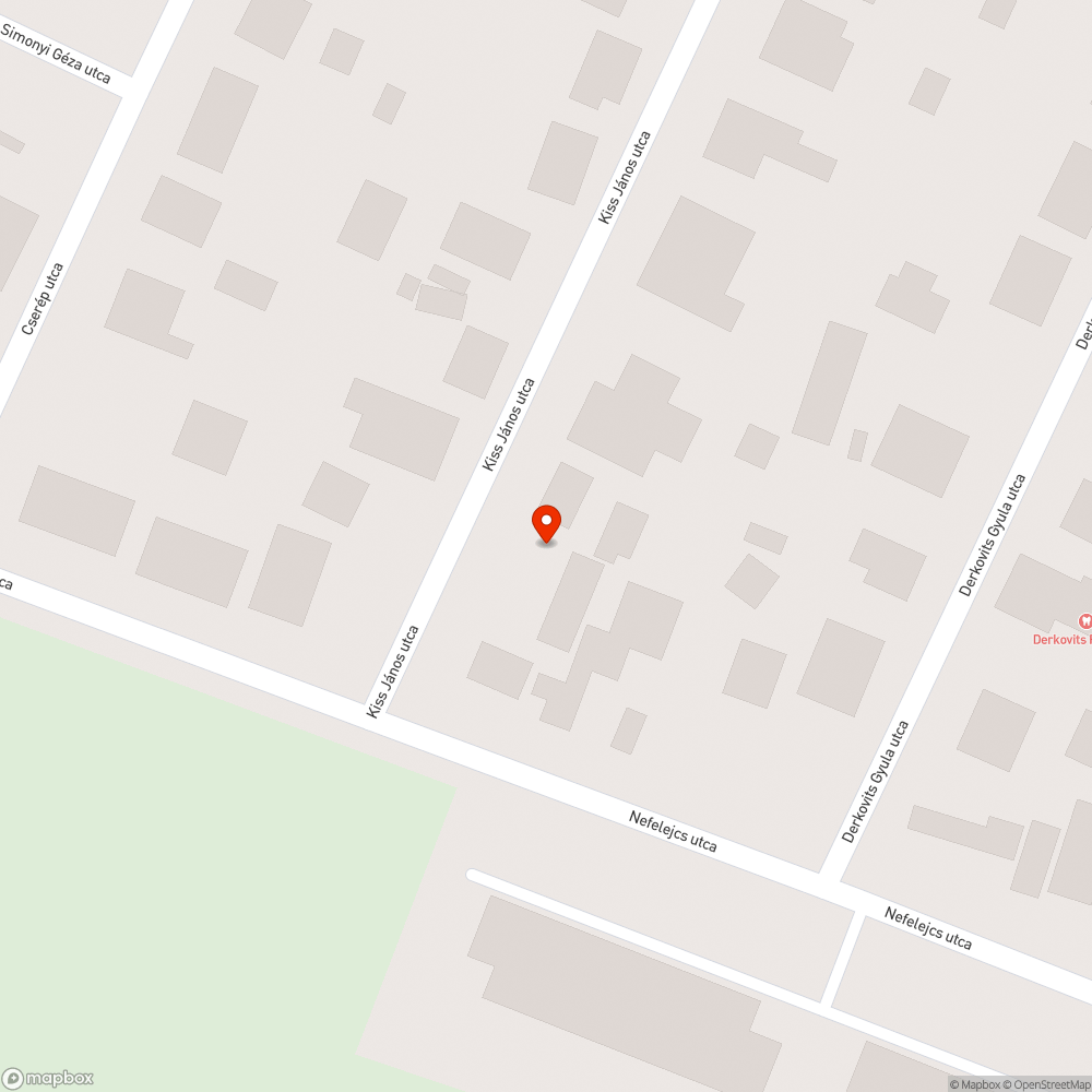 Beszakadó úttest bejelentés helye