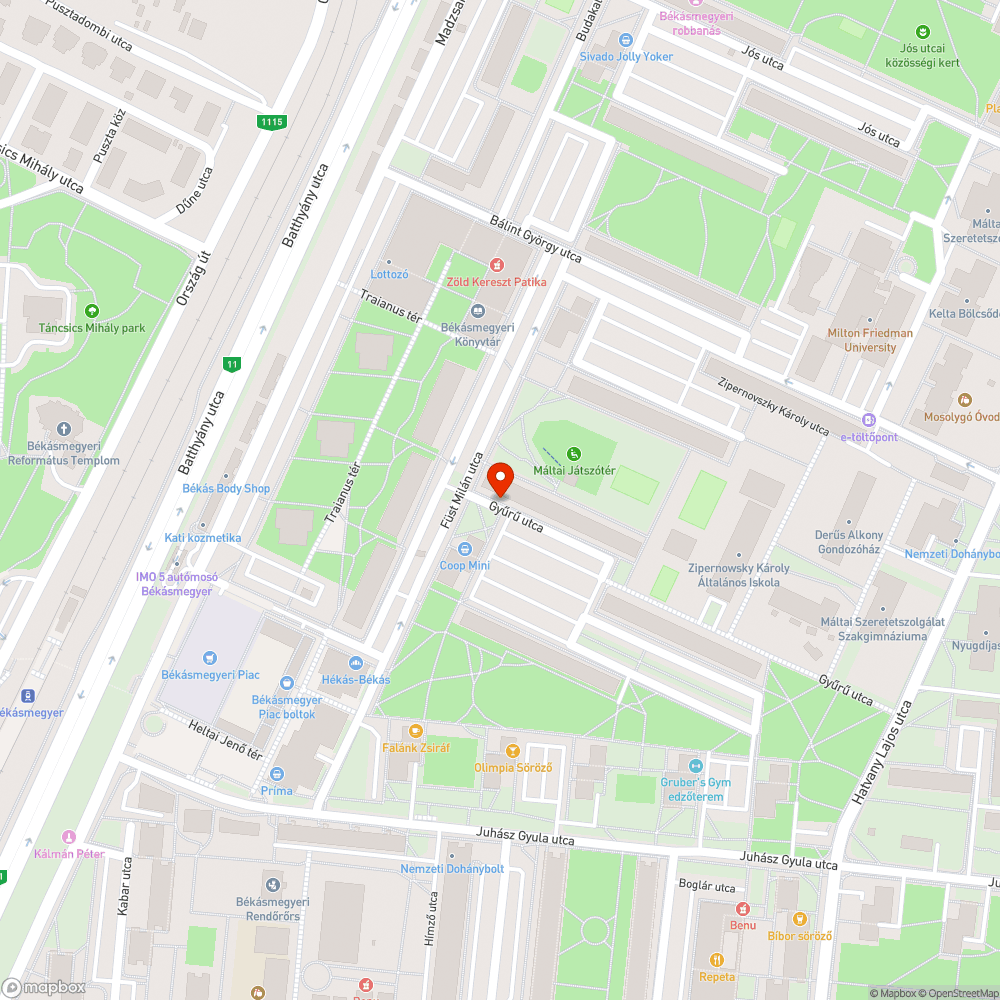 Szabálytalan, utat, belátást szűkítő parkolás bejelentés helye