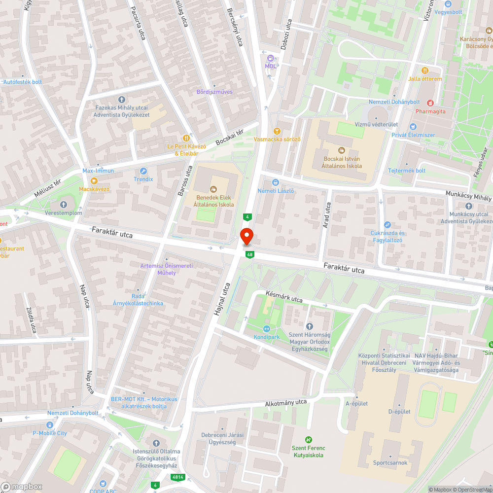 Hatekonytalan segéd zöld lámpa bejelentés helye