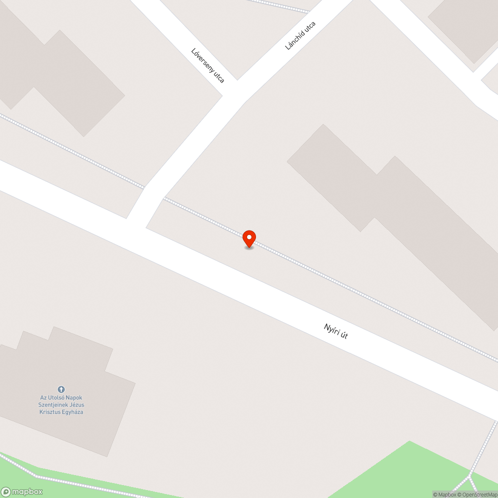 Beszakadt járdafelület a Nyíri úton bejelentés helye