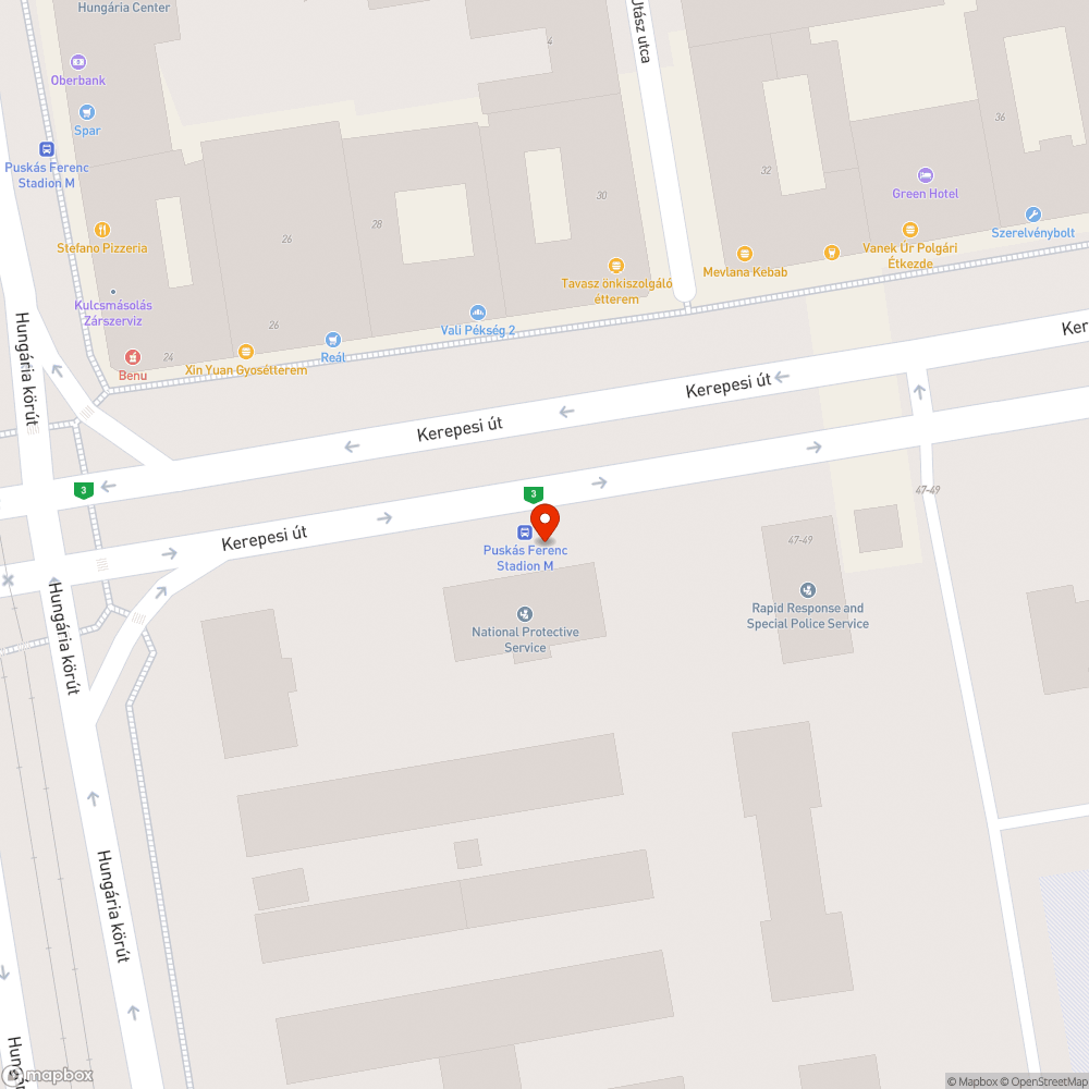 130-as busz akadálymentes rámpa bejelentés helye