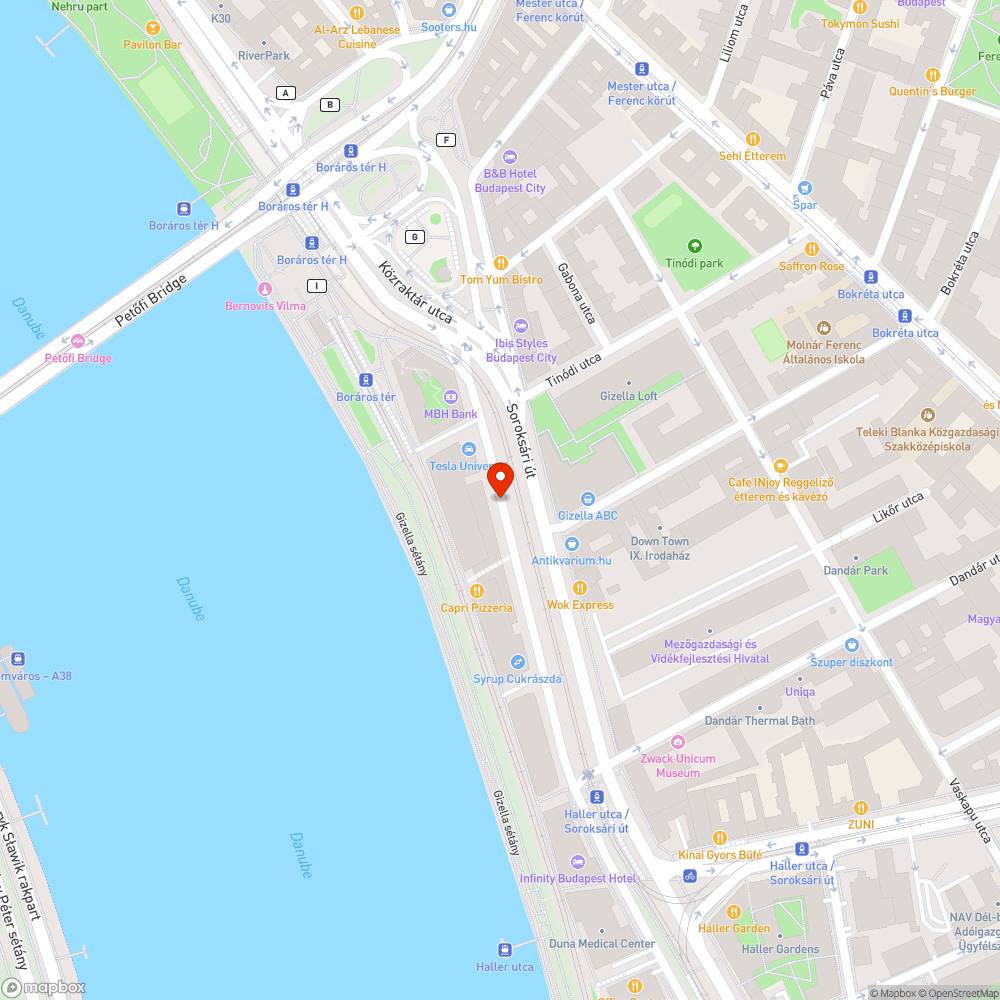 Kátyú bejelentés helye