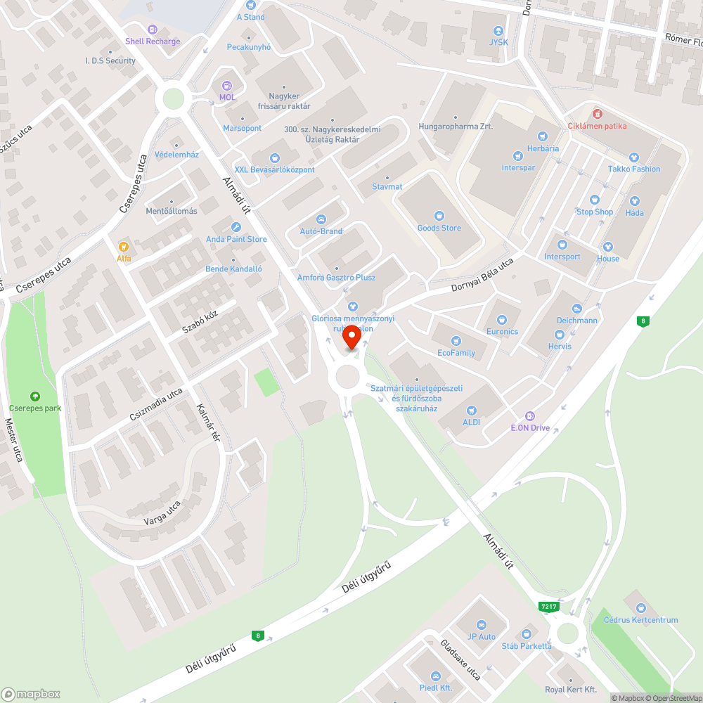 Életveszélyes útkereszteződés bejelentés helye