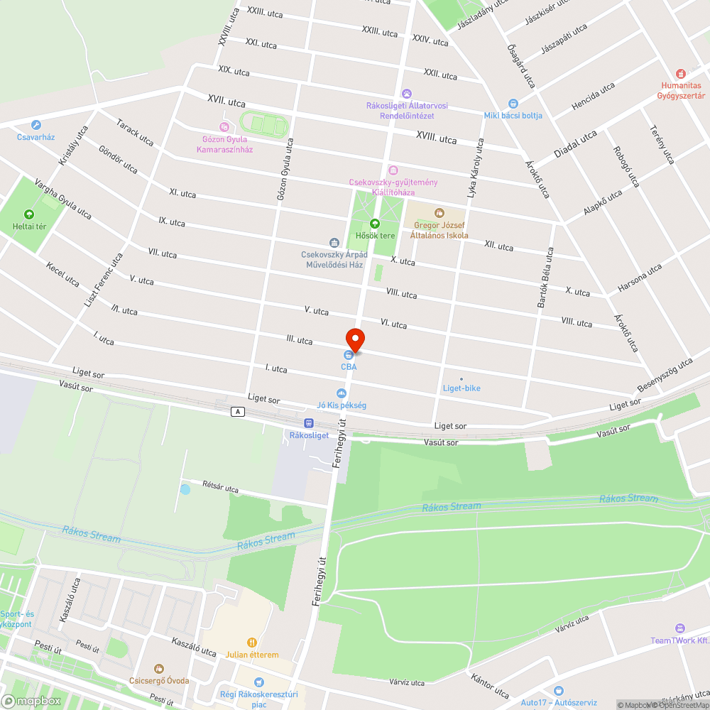 Alámosott útburkolat bejelentés helye