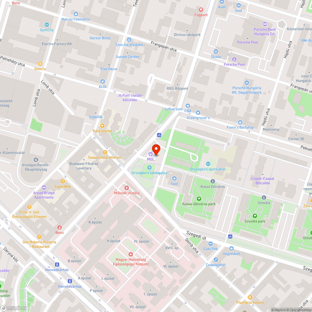 Kitört kuka bejelentés helye