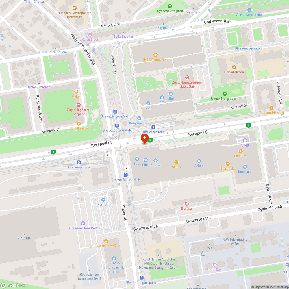 Letört szegély bejelentés helye