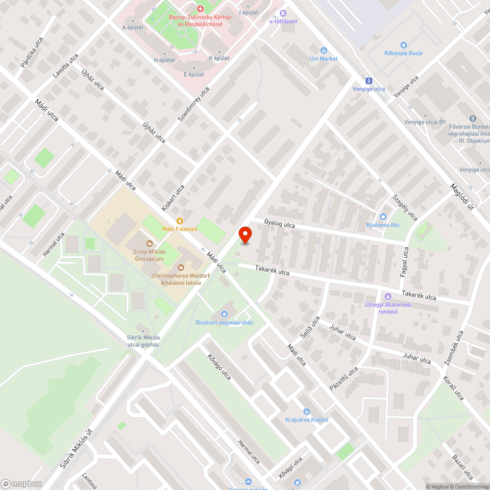 Otthagyott oszloptalp bejelentés helye