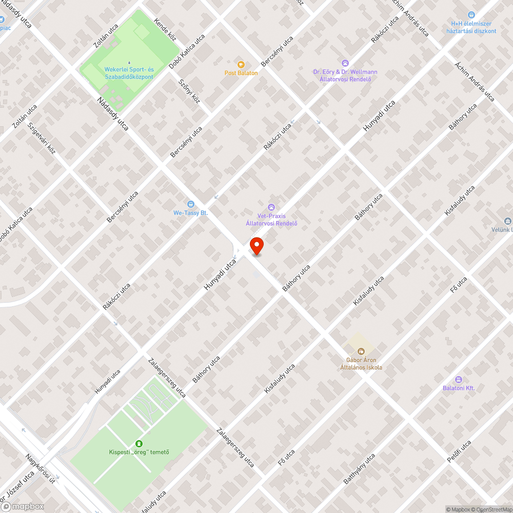 Szétvert ivókút bejelentés helye