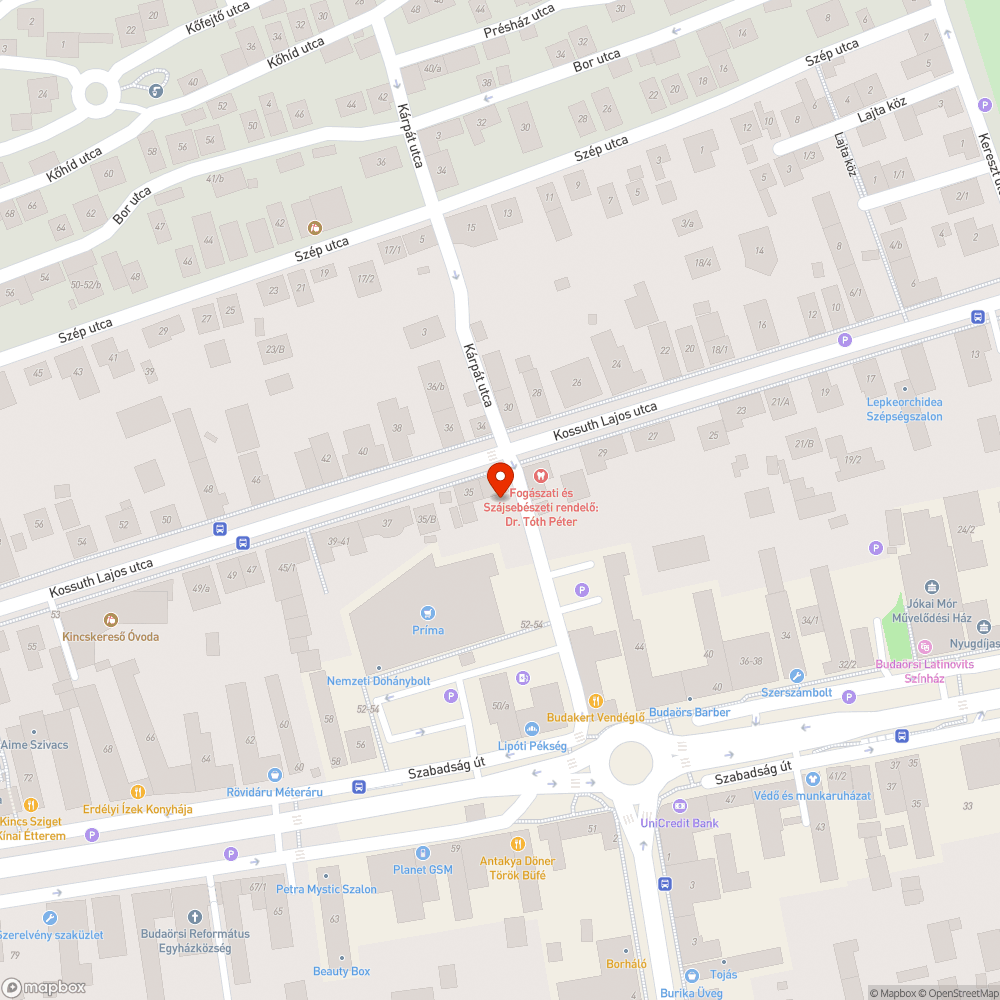 Nem lehet  a járdát használni a Kárpát utcában bejelentés helye