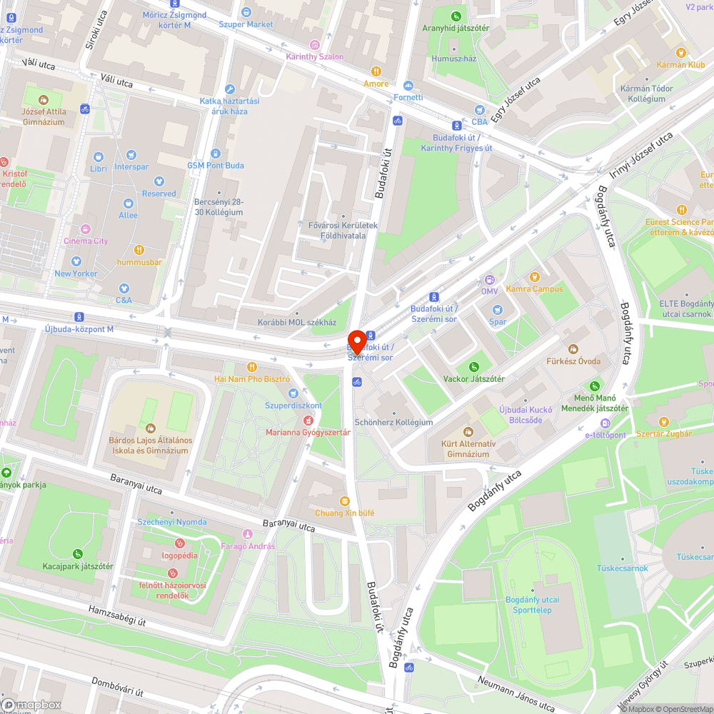 Újbuda táblák felújítása bejelentés helye