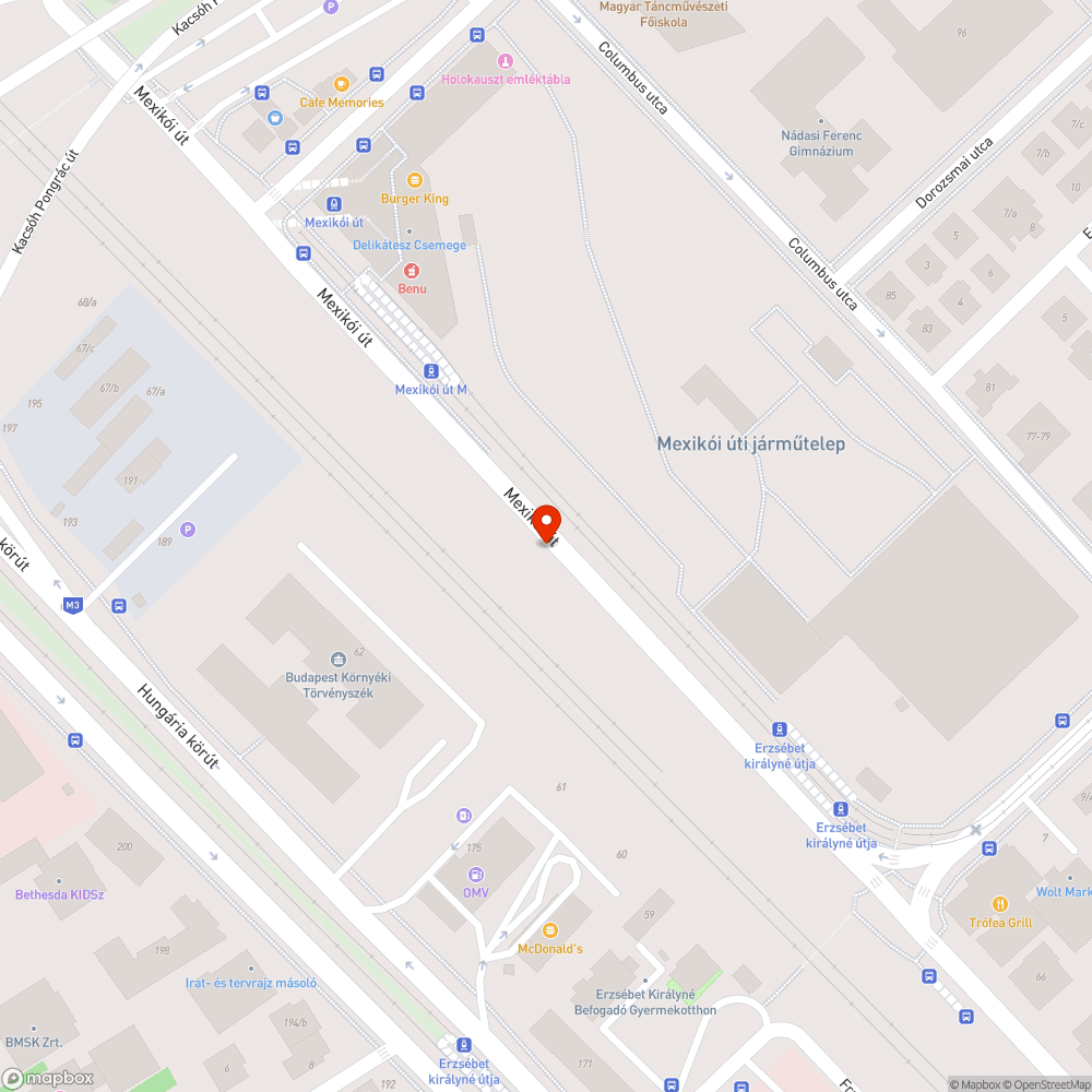 kiszáradt fa bejelentés helye