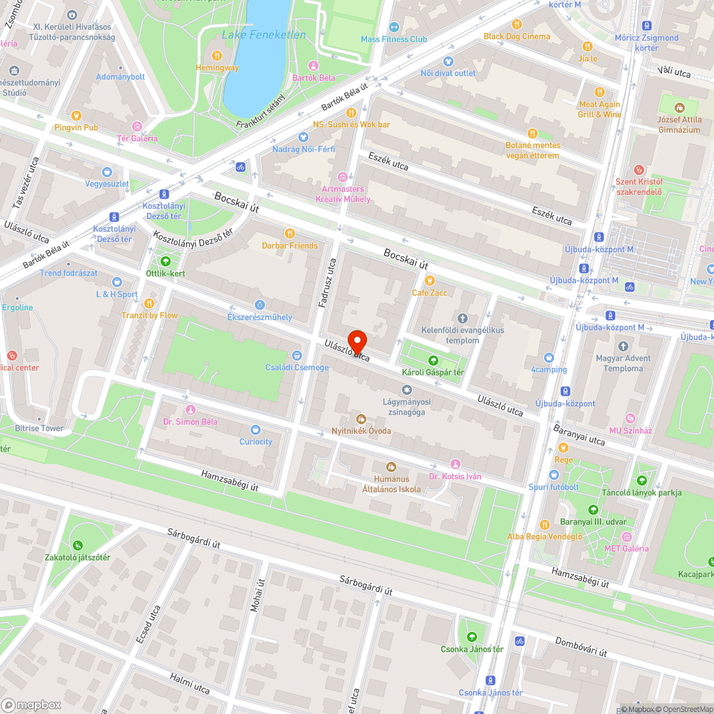 Lekopott parkolófelfestések az Ulászló utcában bejelentés helye