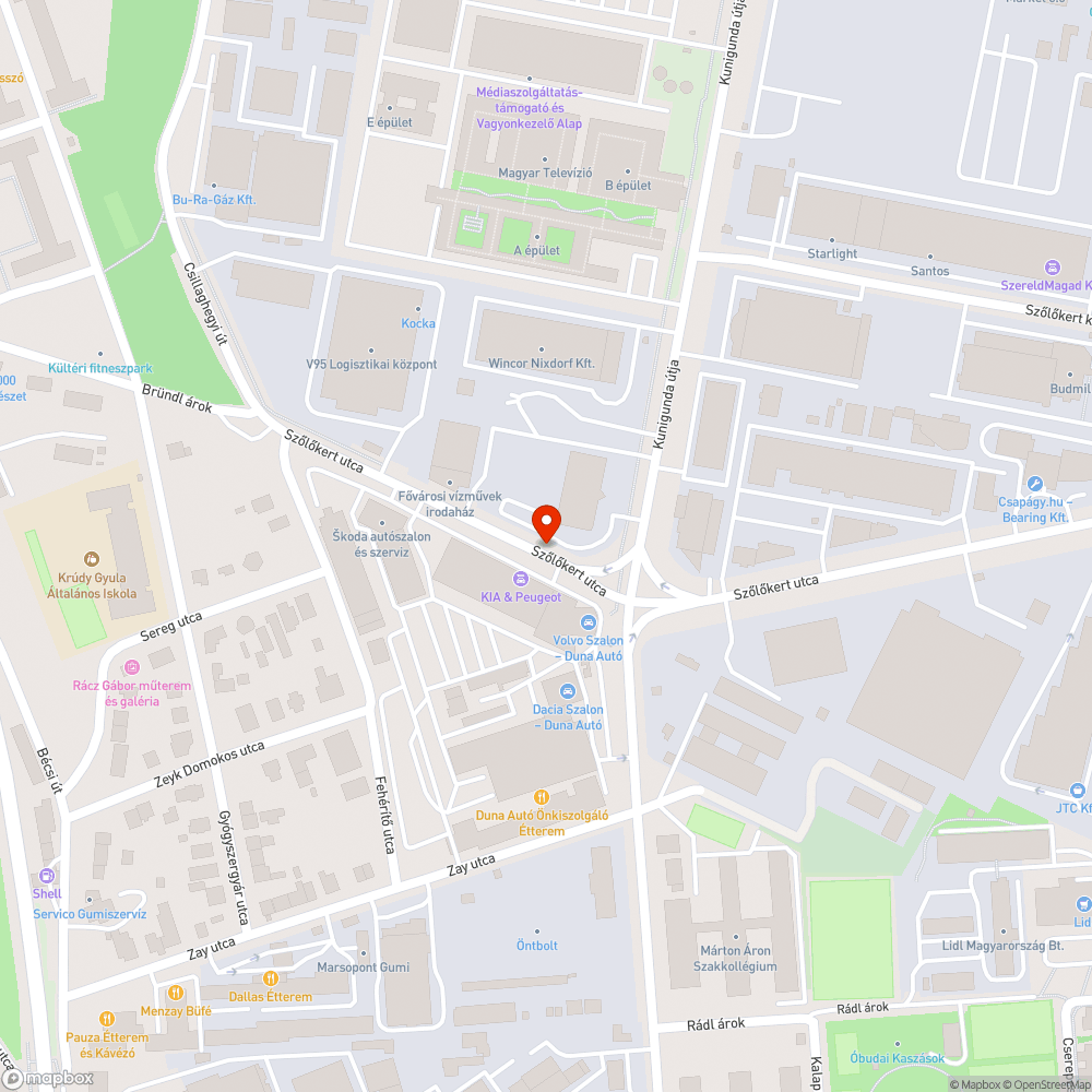 Járhatatlan járda bejelentés helye