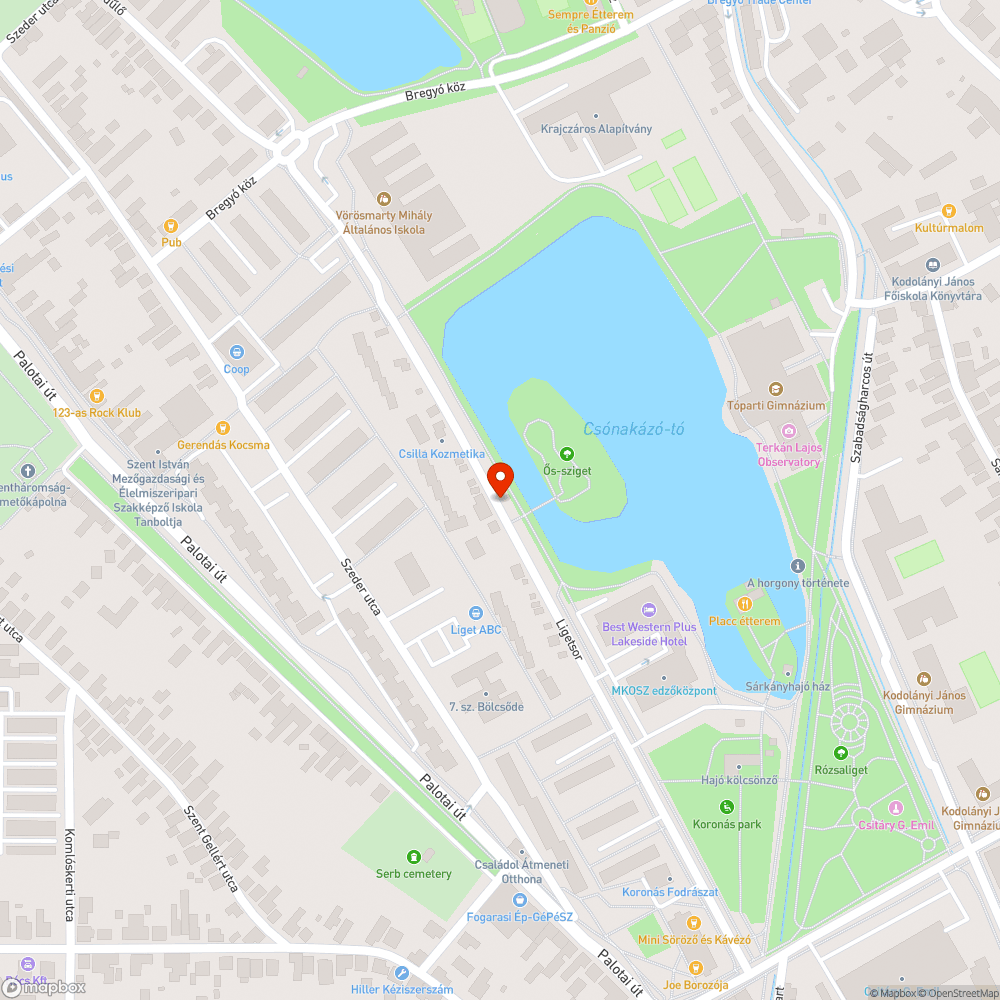 Javításra szoruló fák bejelentés helye