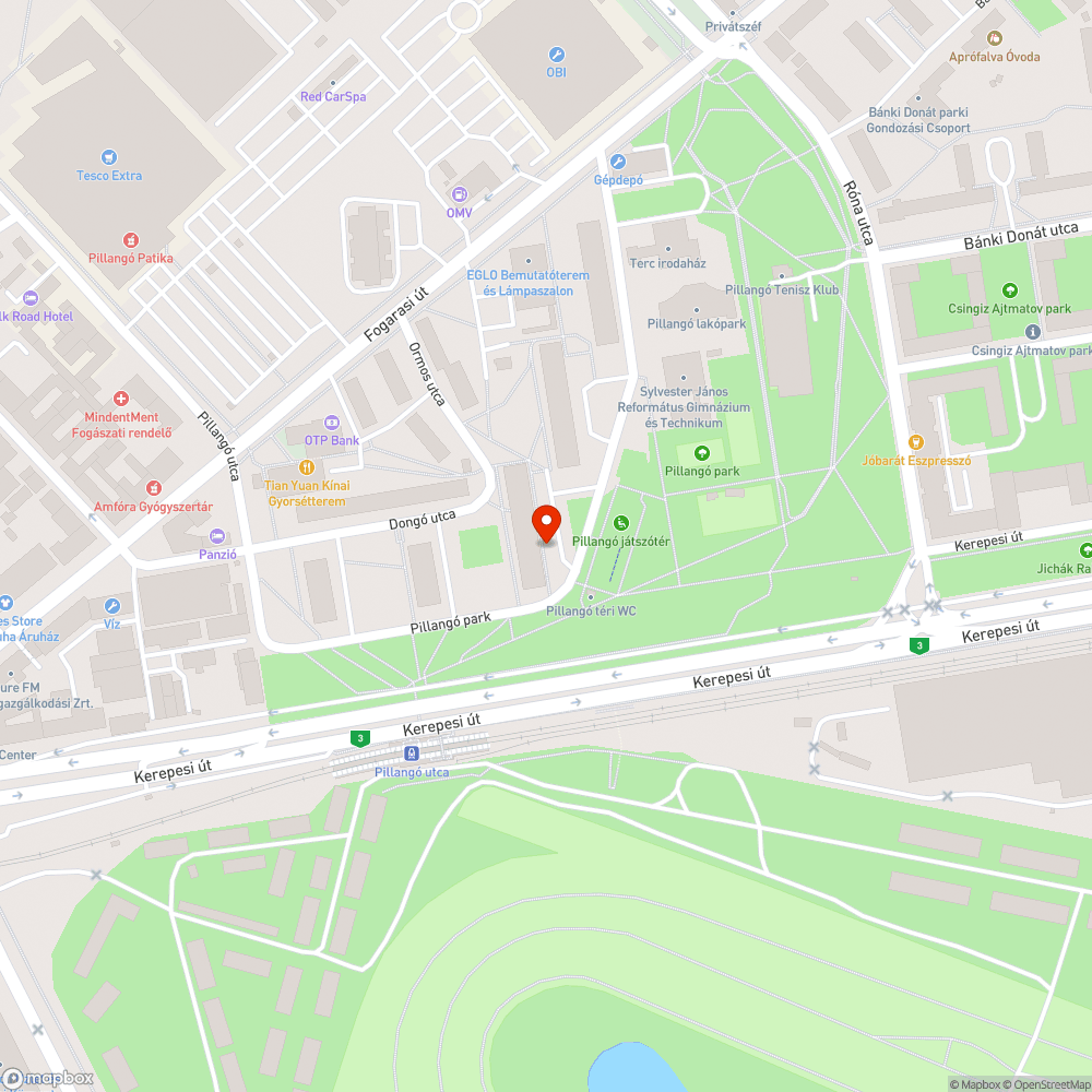 Hiányzó utcanévtáblák bejelentés helye