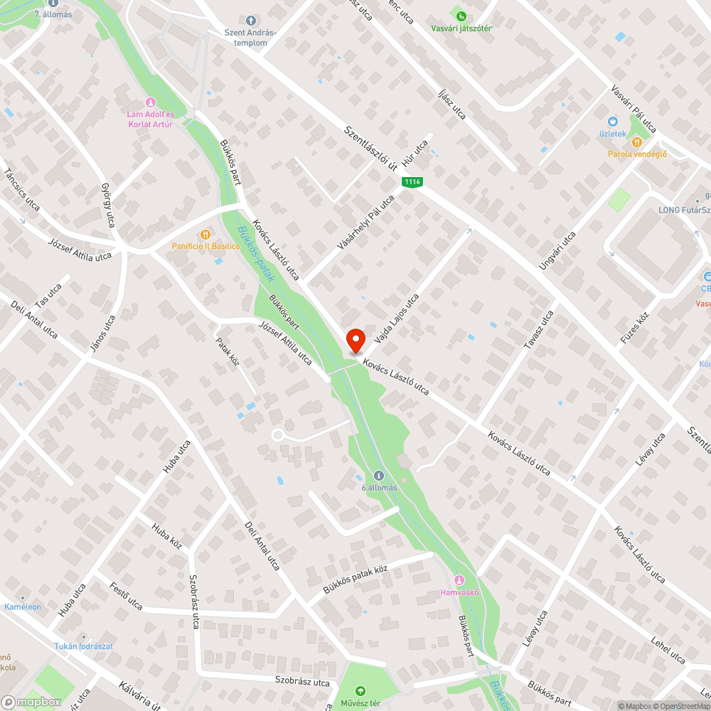 Kidöntött forgalmi tükör a Kovács László úton bejelentés helye