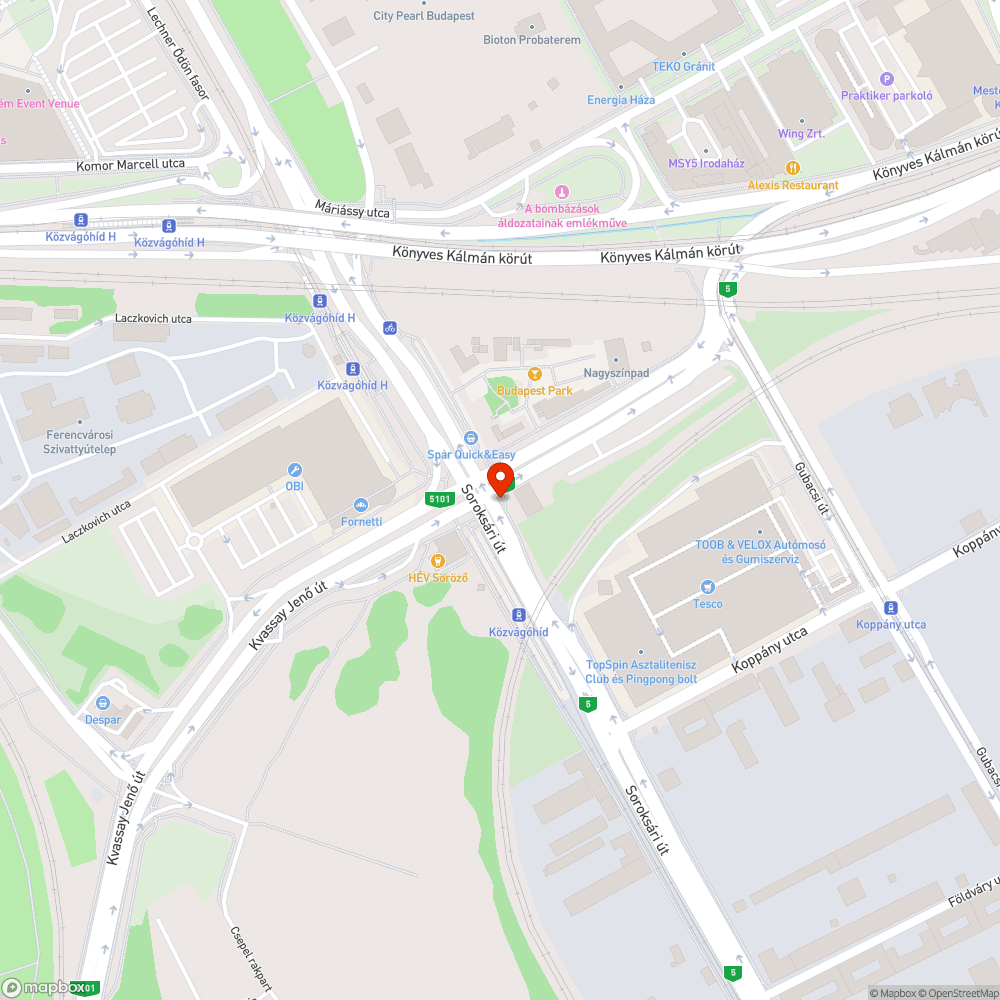 Sérült kerékpároslámpa bejelentés helye