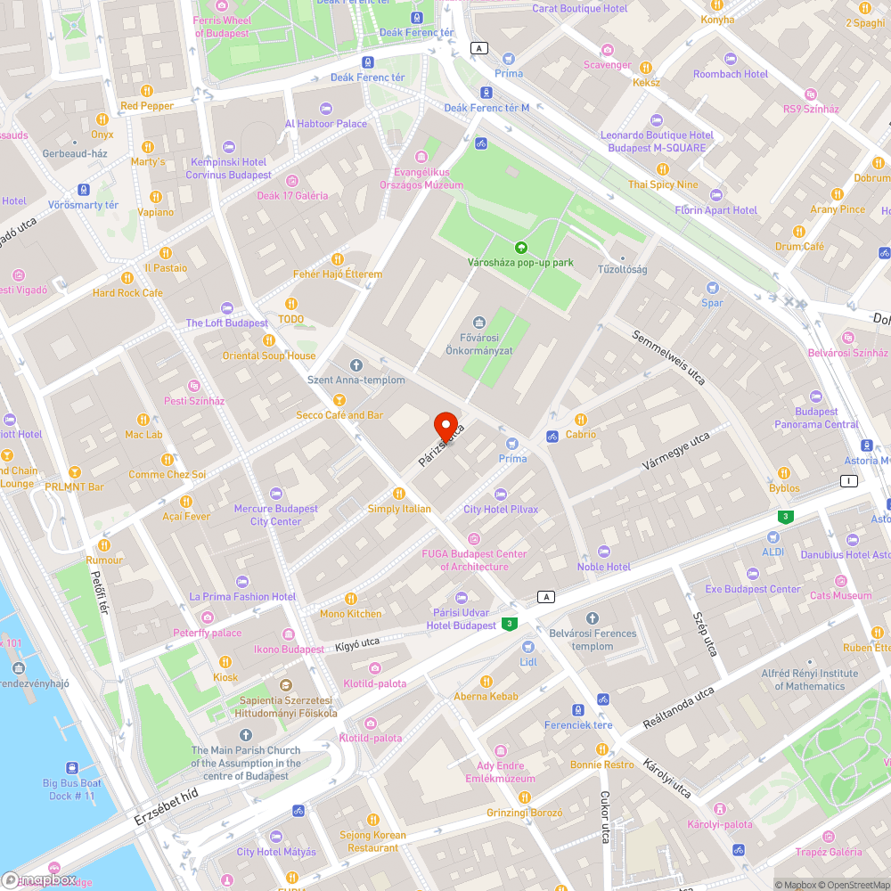 Járdán Parkolás bejelentés helye