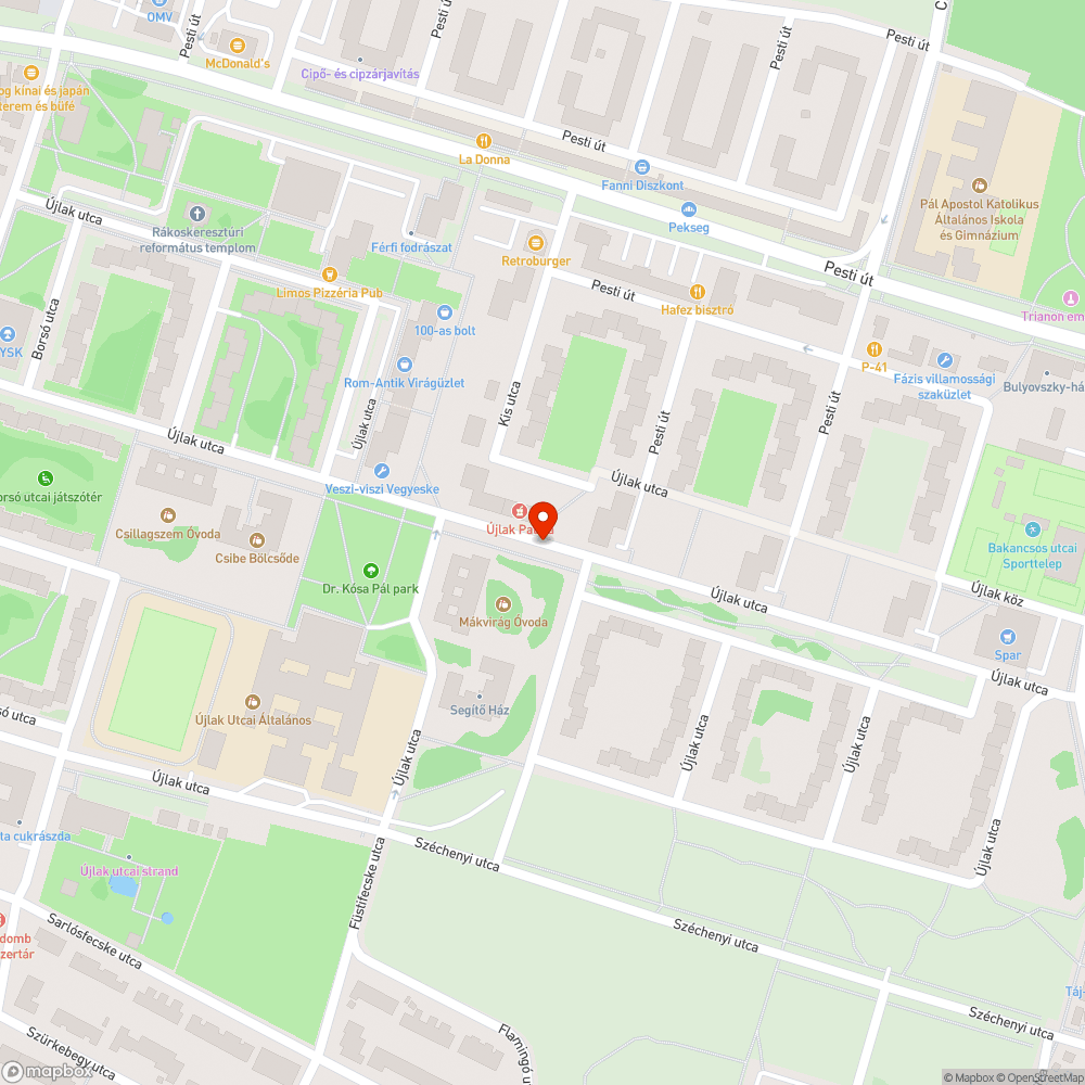 Csatornafedél körül kátyú bejelentés helye