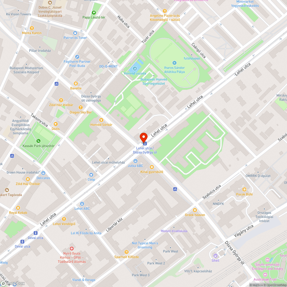 Gyalogátkelőnél mély lyuk az aszfaltban bejelentés helye