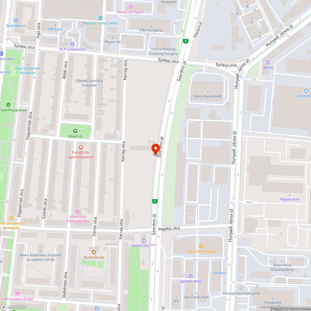 Kint felejtett tábla bejelentés helye