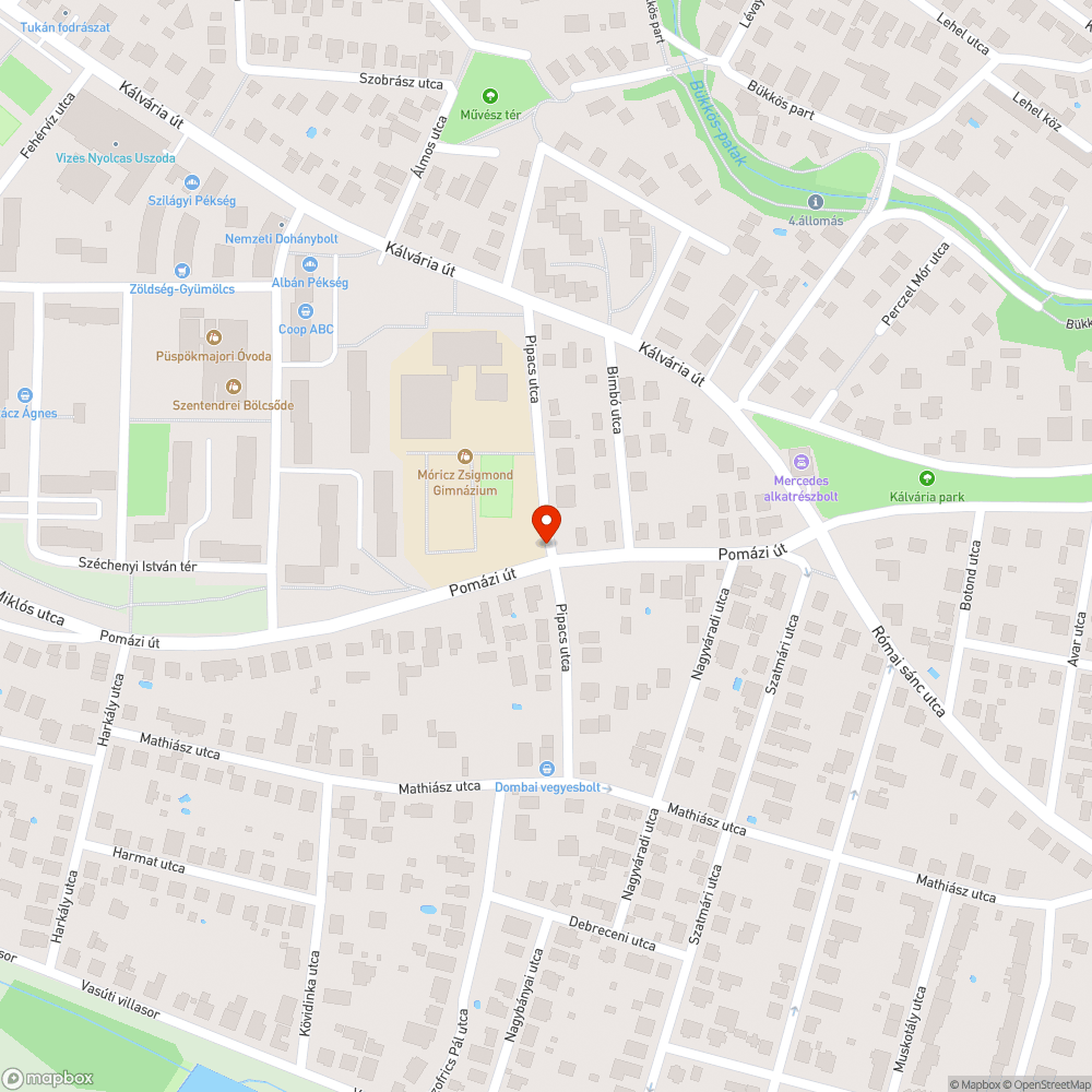 Út közepén felejtett terelő bejelentés helye