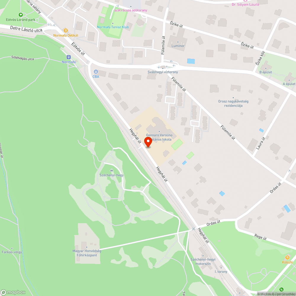 kiszáradt fák bejelentés helye