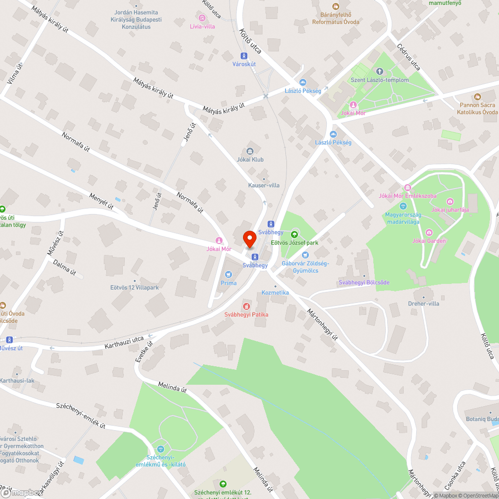 Megdőlt tábla bejelentés helye