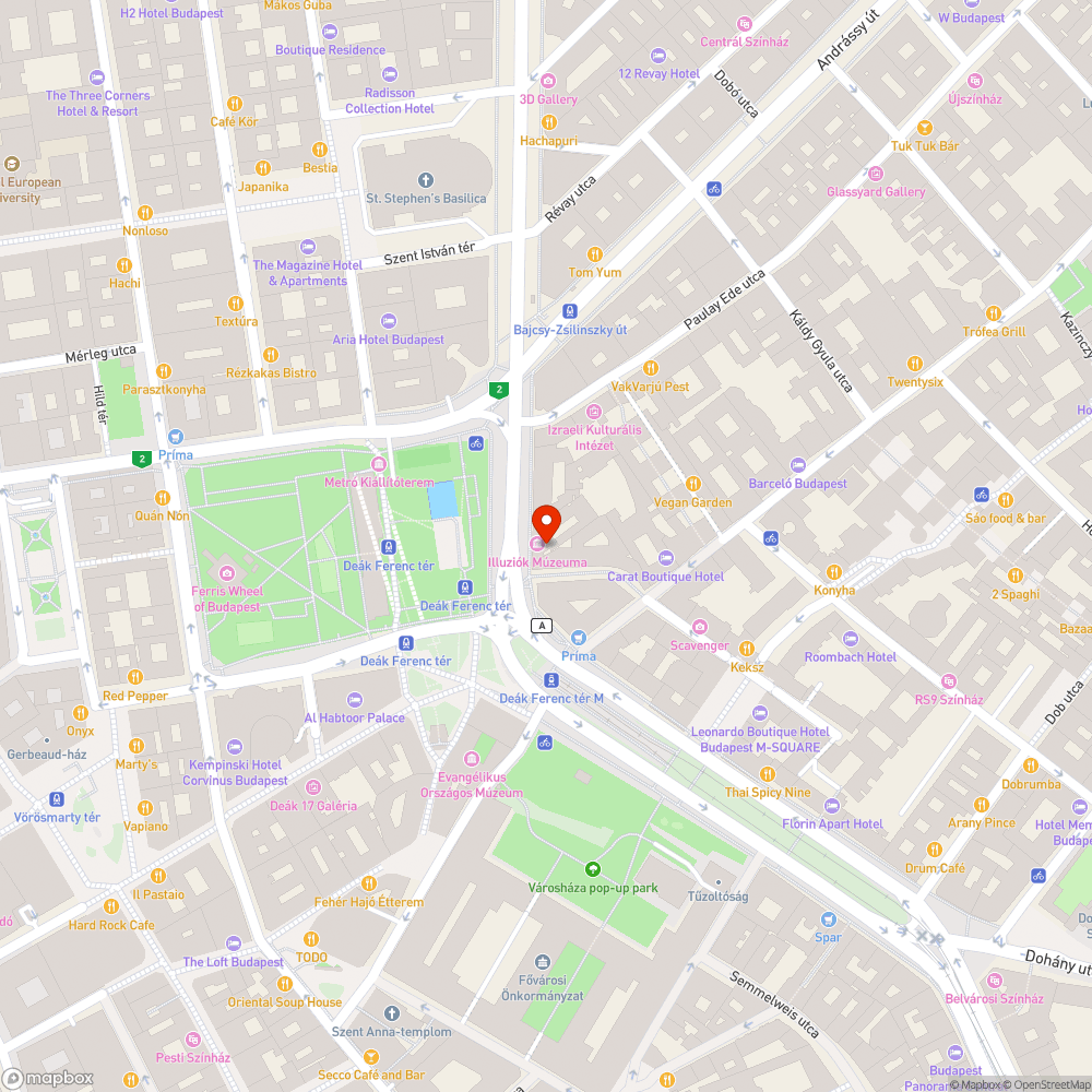 Balesetveszélyes kirakat bejelentés helye