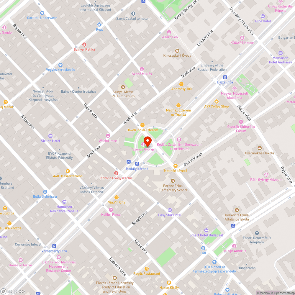 javítás és tisztítás bejelentés helye