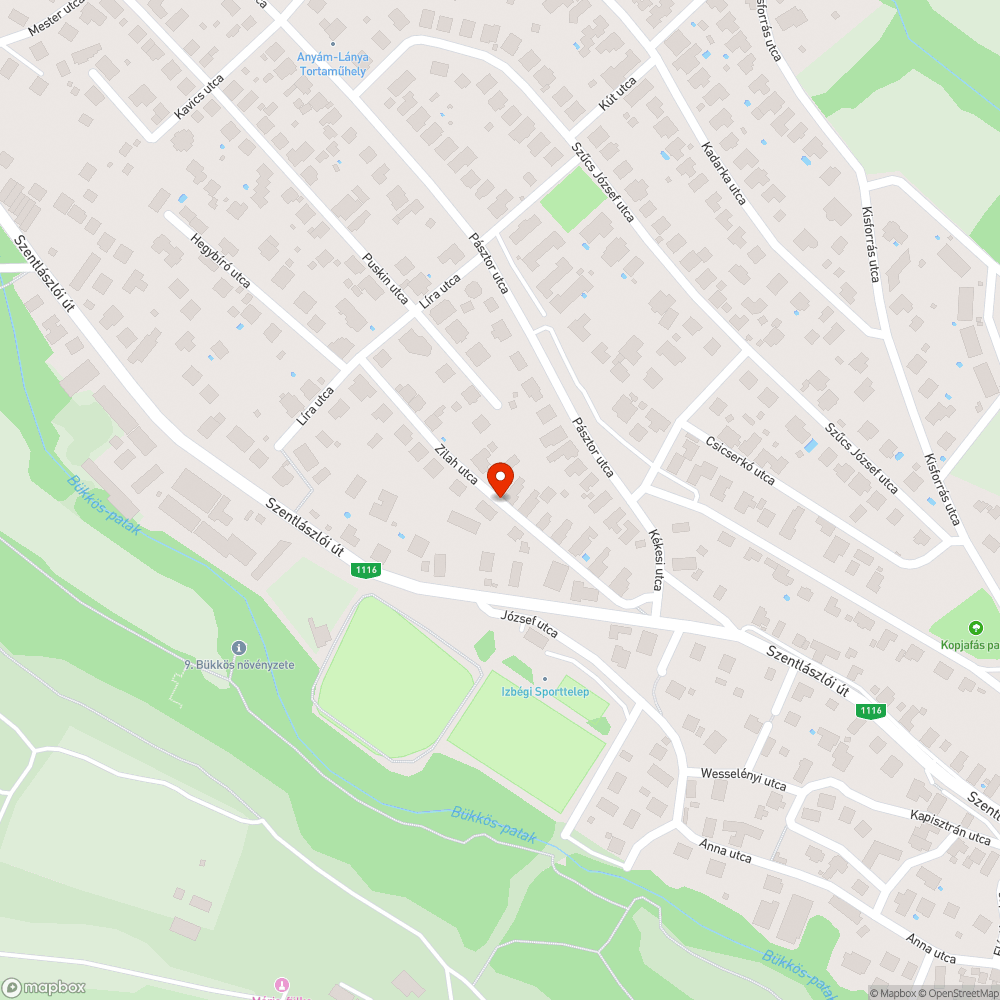 Szentendre; Zilah utca bejelentés helye